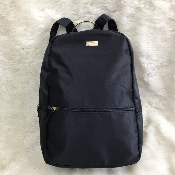 Carolina Herrera Good Girl Backpack Black Satin Holdall Authentic Designer Bag - Picture 2 of 7